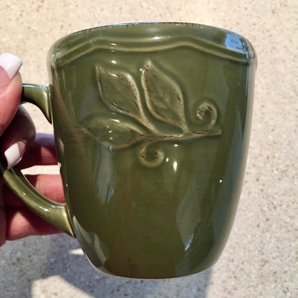 Canterbury Potteries Olive Green Twin Pack Mugs - Picture 3 of 6